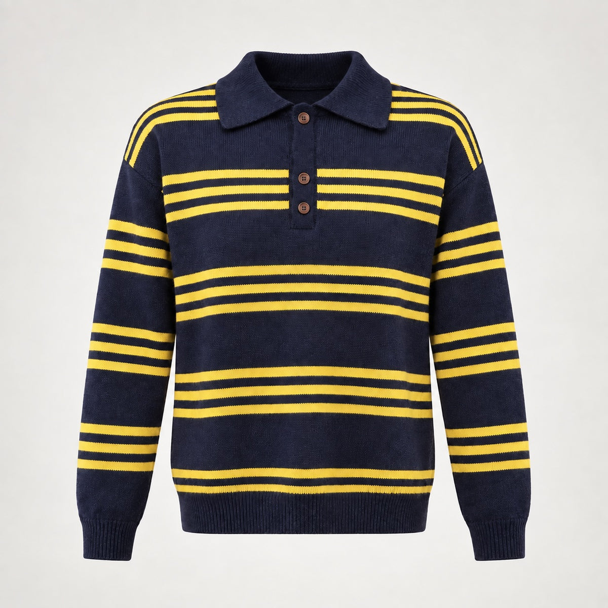 Lennise Striped Polo Sweater
