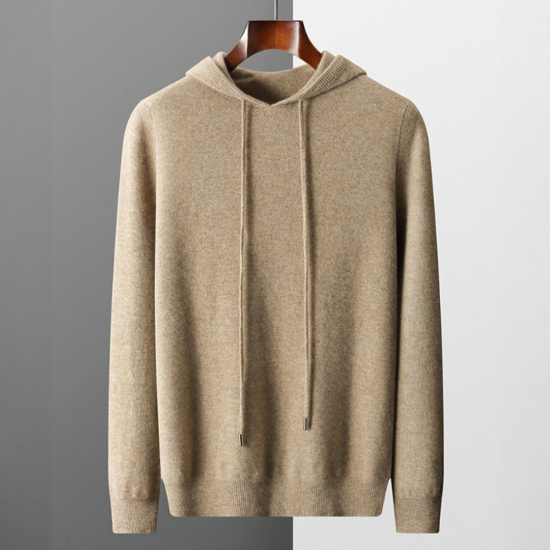 Liam Wool Knit Hoodie