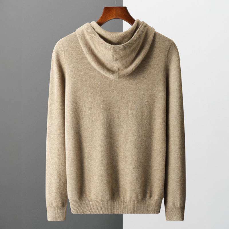 Liam Wool Knit Hoodie