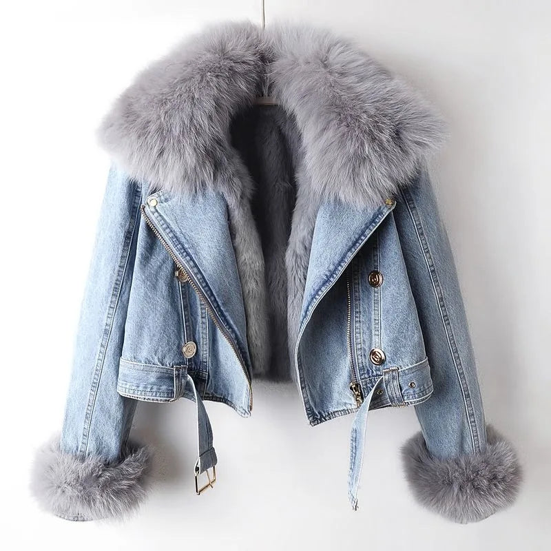 Bertoli Fur Denim Jacket - Jack Hafford