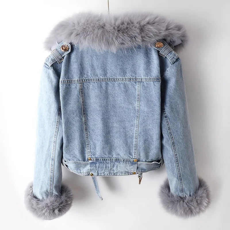 Bertoli Fur Denim Jacket - Jack Hafford