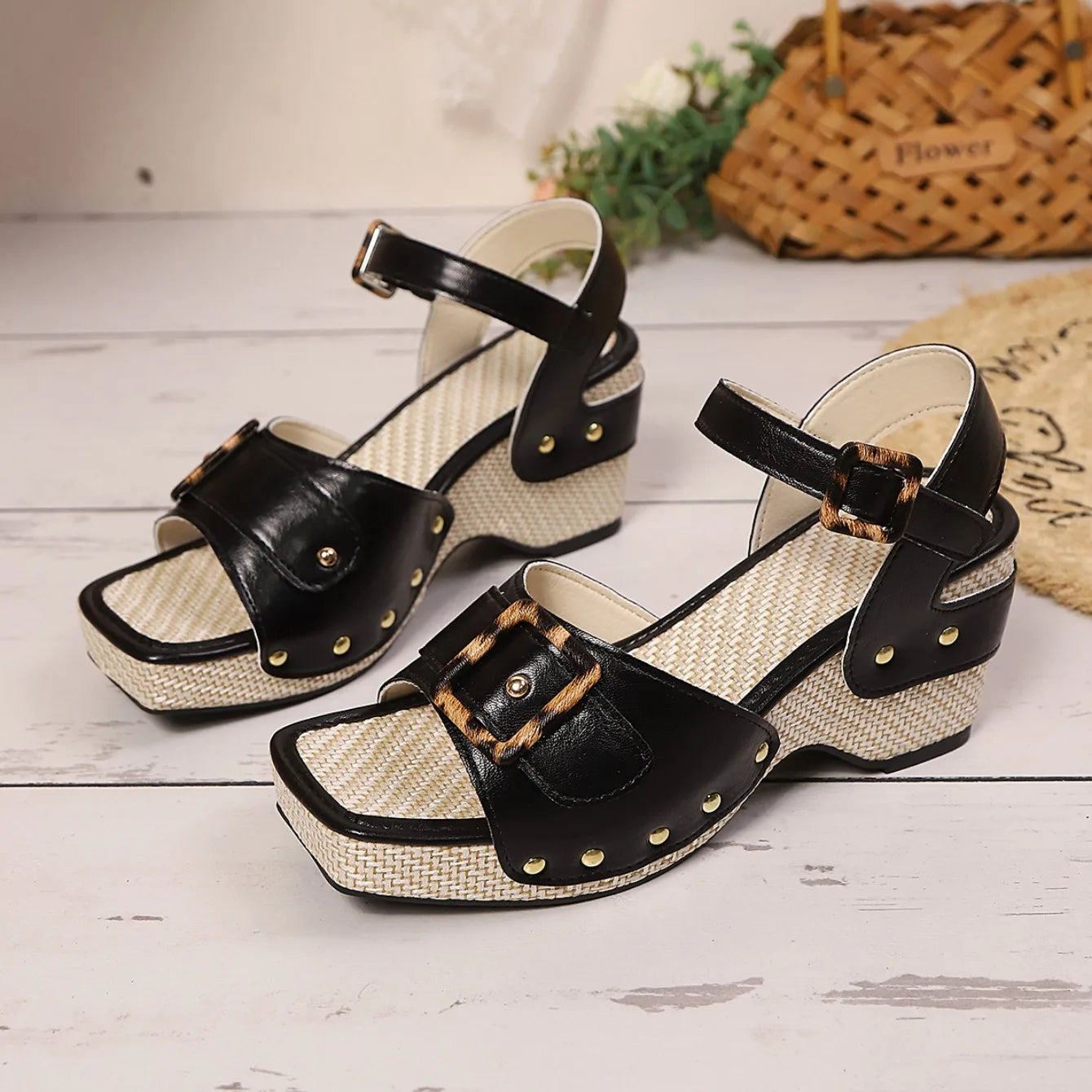 Bambi Wedge Sandal - Jack Hafford