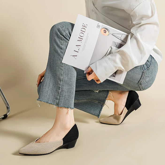 Wonderland Colorblock Pumps - Jack Hafford