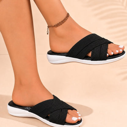 Mallorca Woven Slide Sandals