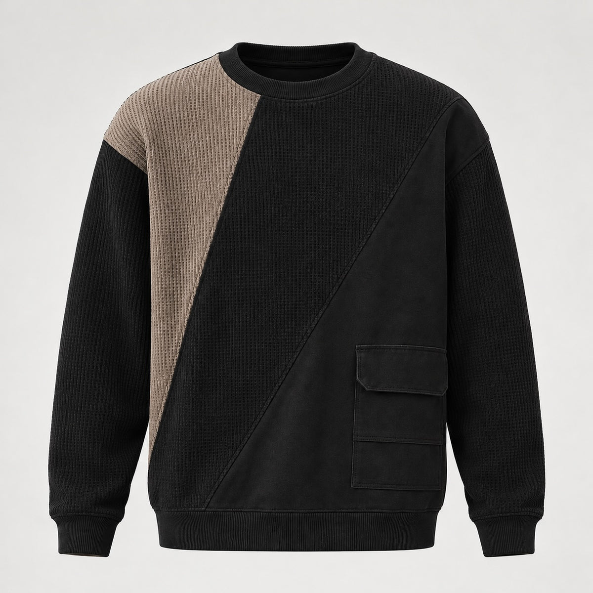 Elburn Cotton Ribbed Sweatshirt