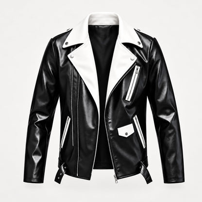 Revvo Leather Biker Jacket - Jack Hafford