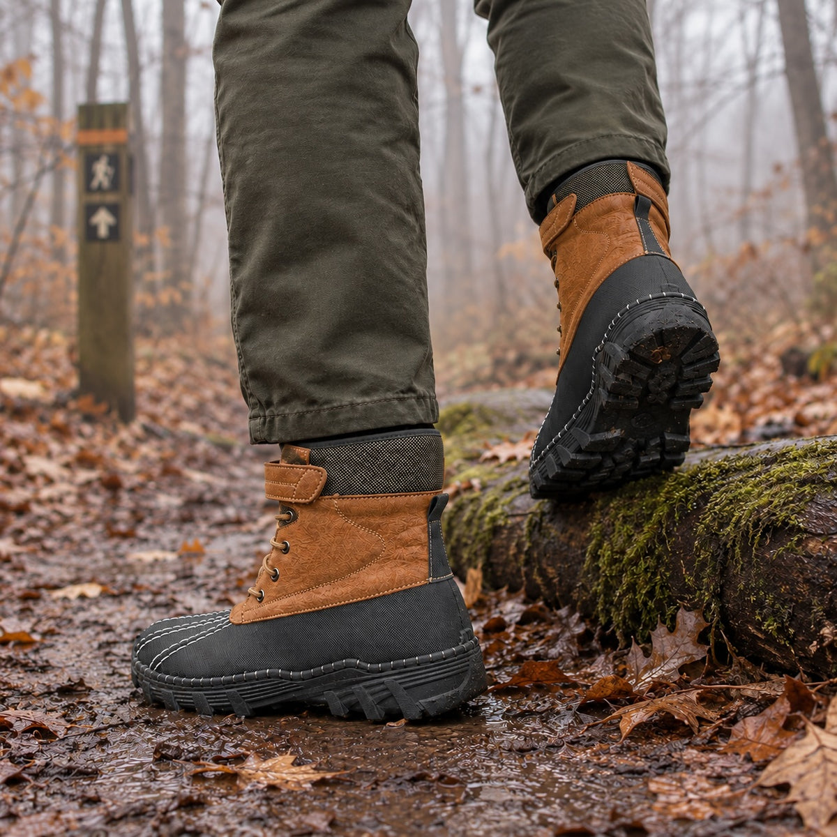 Brodvick Leather Duck Boots