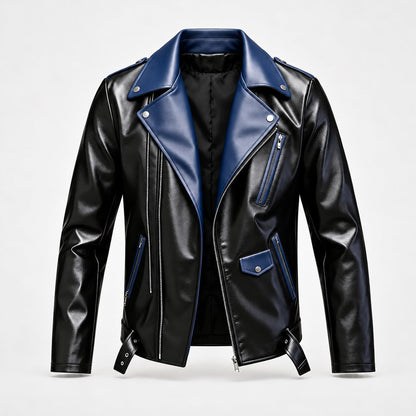 Revvo Leather Biker Jacket - Jack Hafford