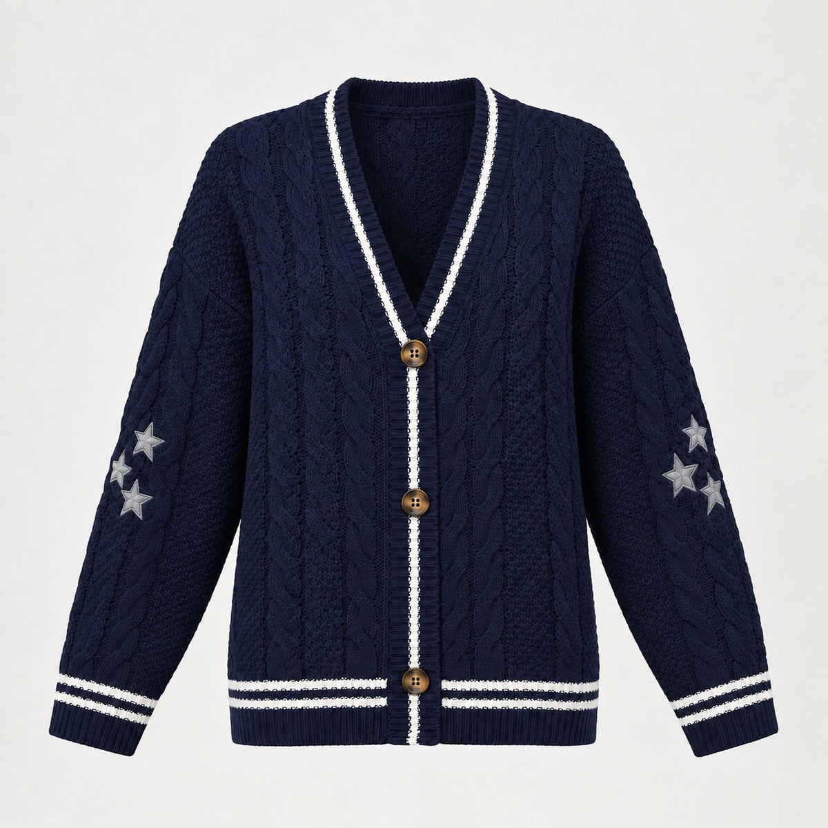 Staralyn Cable-Knit Cardigan