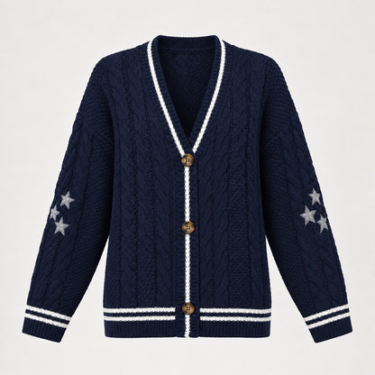 Staralyn Cable-Knit Cardigan