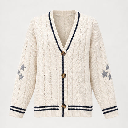 Staralyn Cable-Knit Cardigan