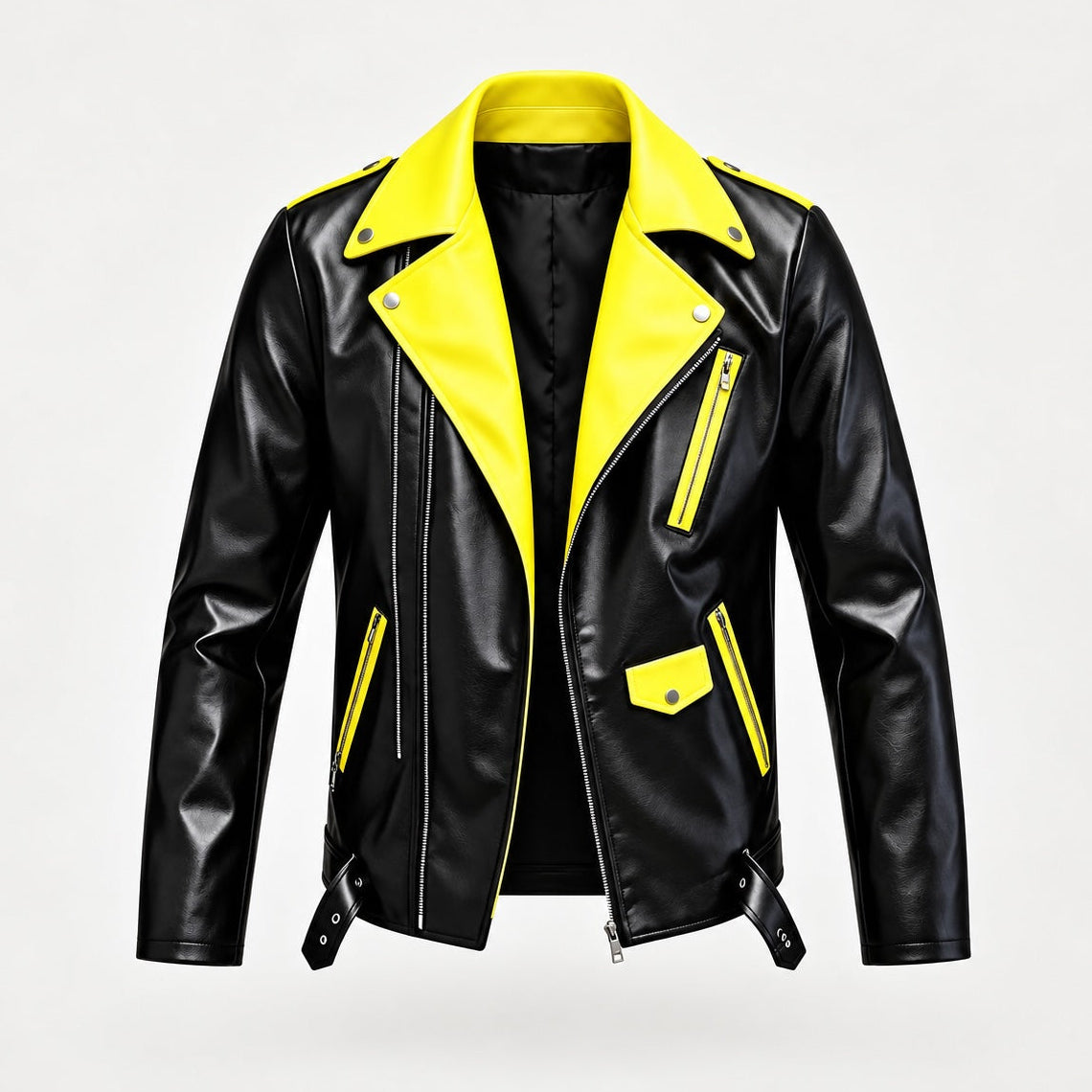 Revvo Leather Biker Jacket - Jack Hafford