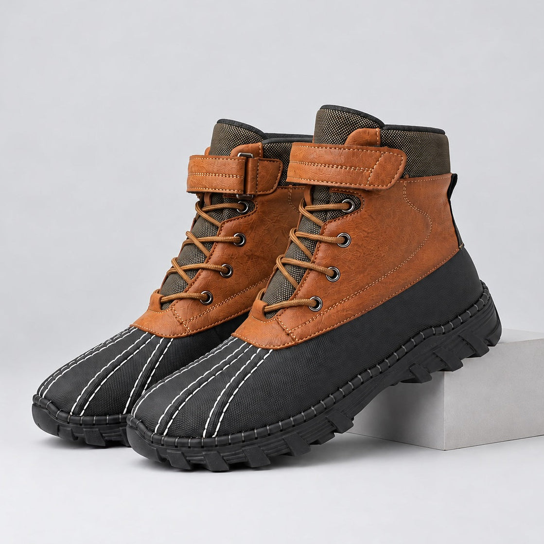 Brodvick Leather Duck Boots