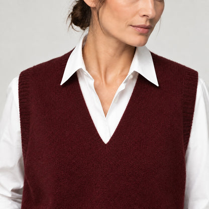 Anne Wool Sweater Vest