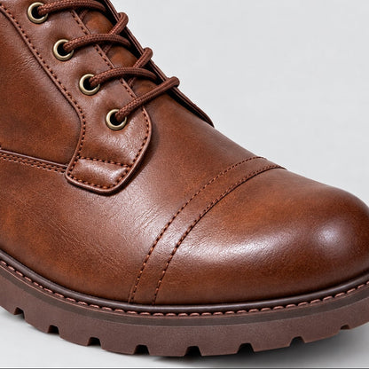 Acan Leather Combat Boots