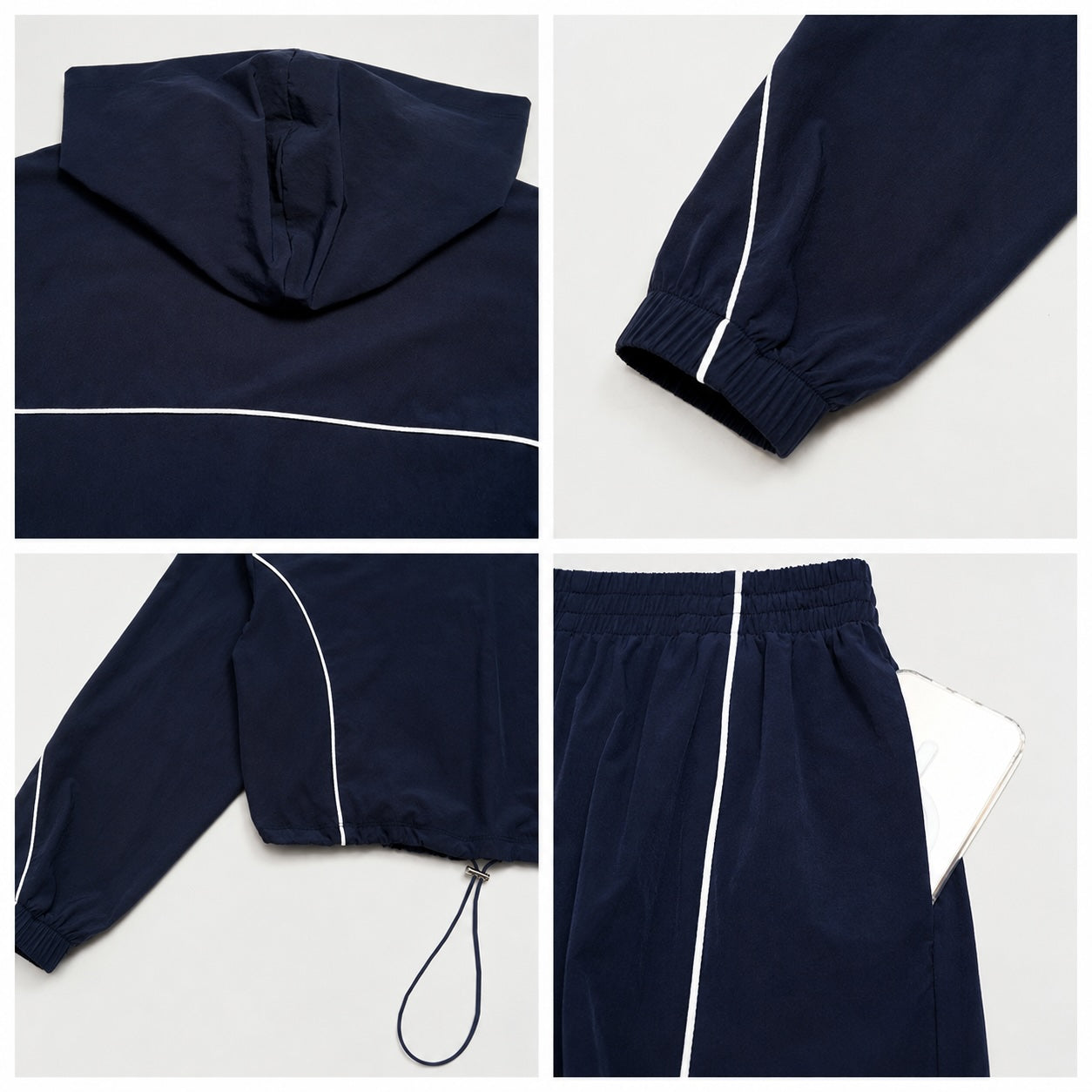 Caleya Crop Hoodie Training Set