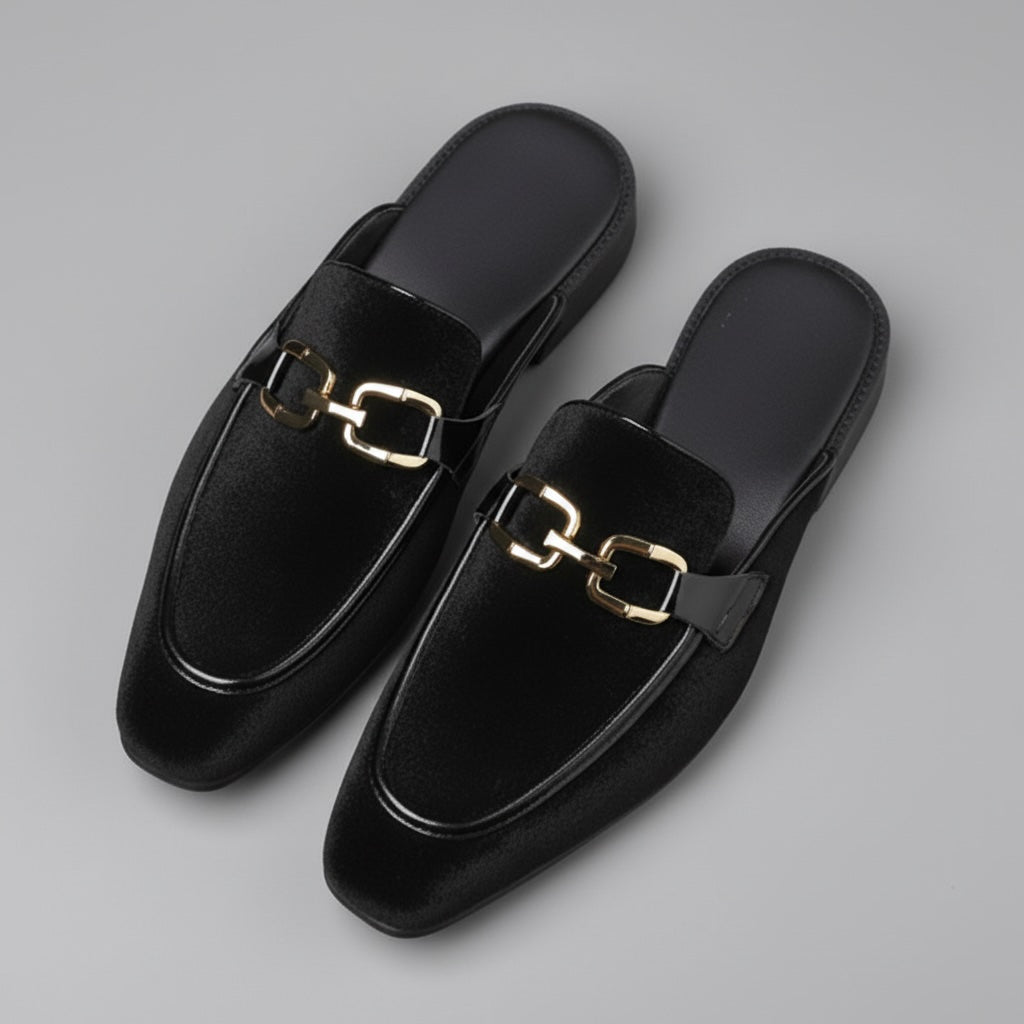 Daro Velvet Mule Loafers