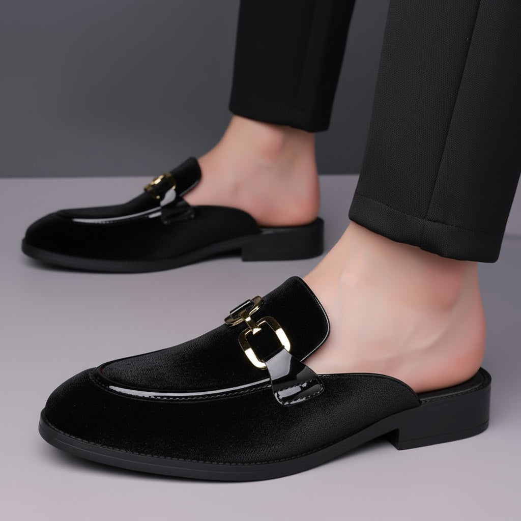 Daro Velvet Mule Loafers