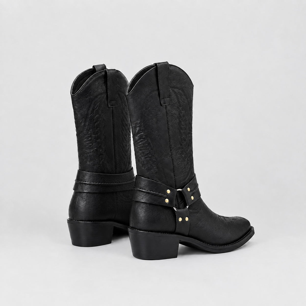 Rovarro Leather Western Boots