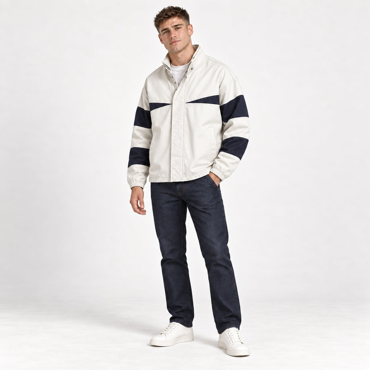 Blaster Retro Colorblock Jacket