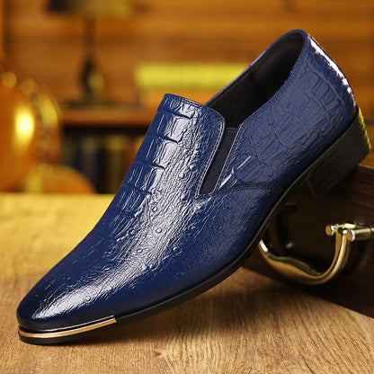 Brenaro Leather Slip-On Loafers