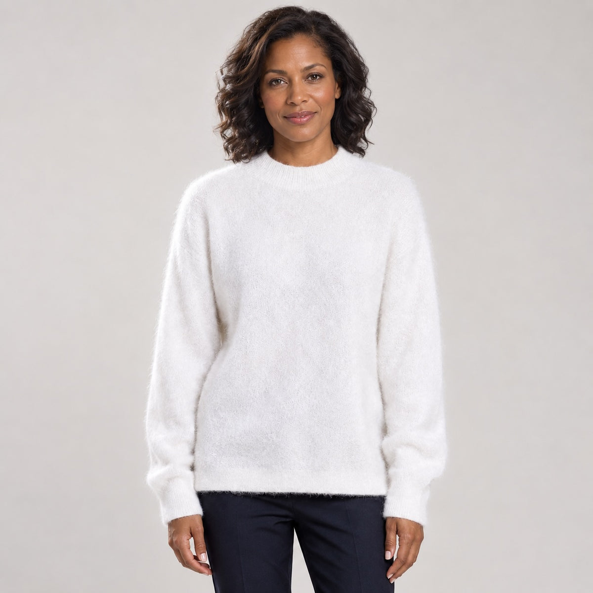 Mona Cashmere Crewneck Sweater