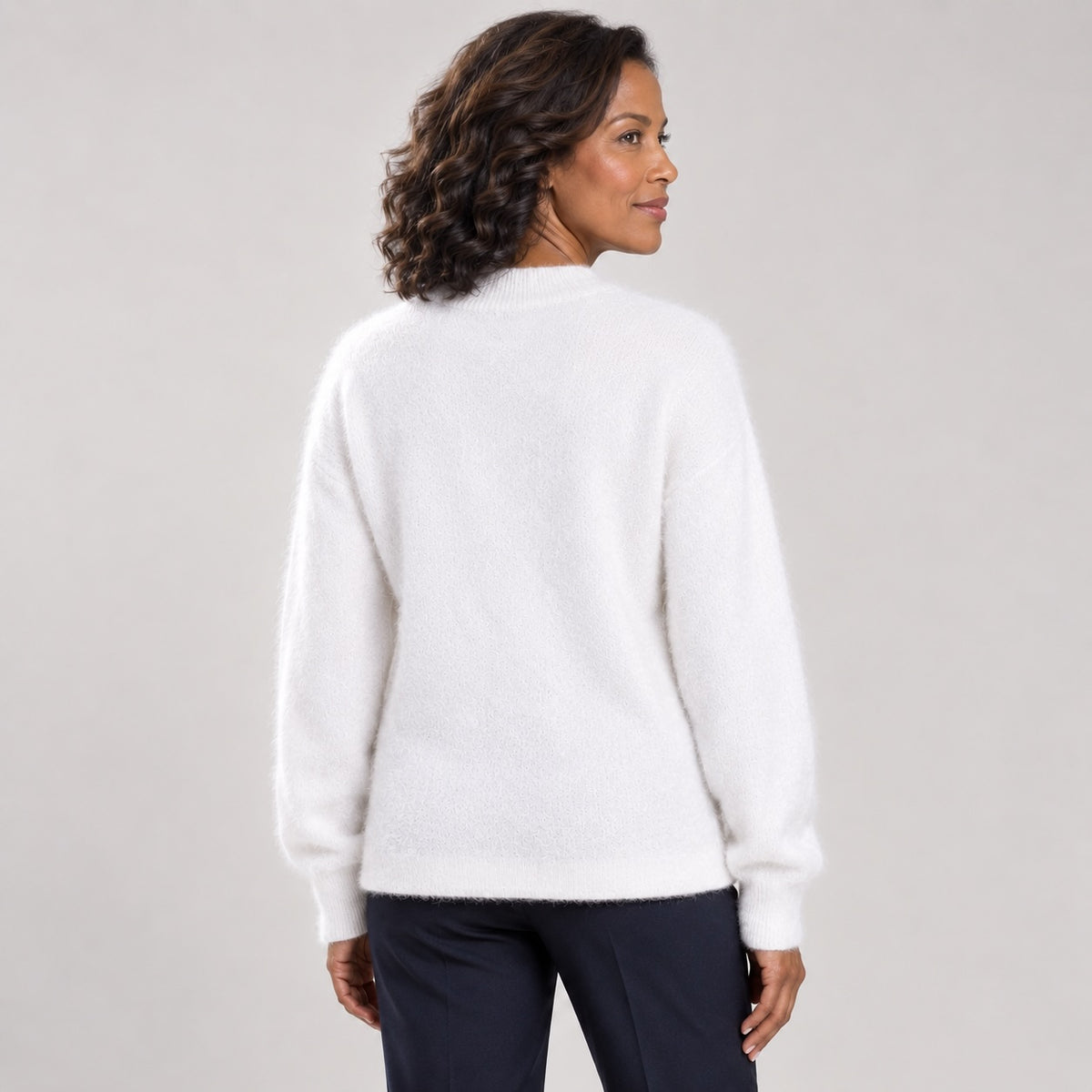 Mona Cashmere Crewneck Sweater