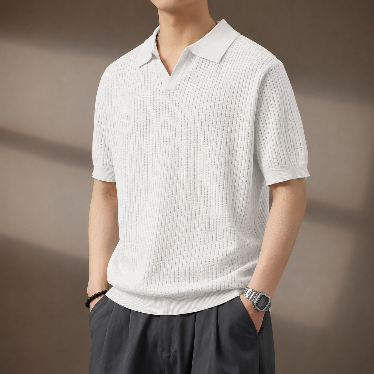 Varley Ribbed Polo