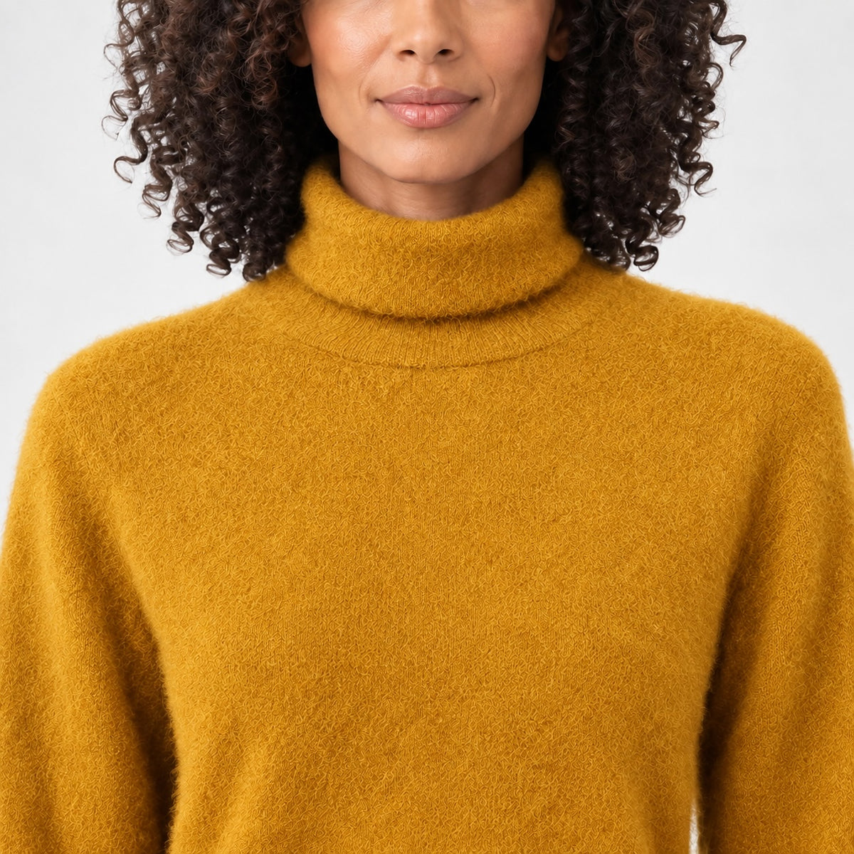 Nadine Cashmere Mock-Neck Sweater