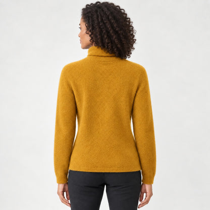 Nadine Cashmere Mock-Neck Sweater