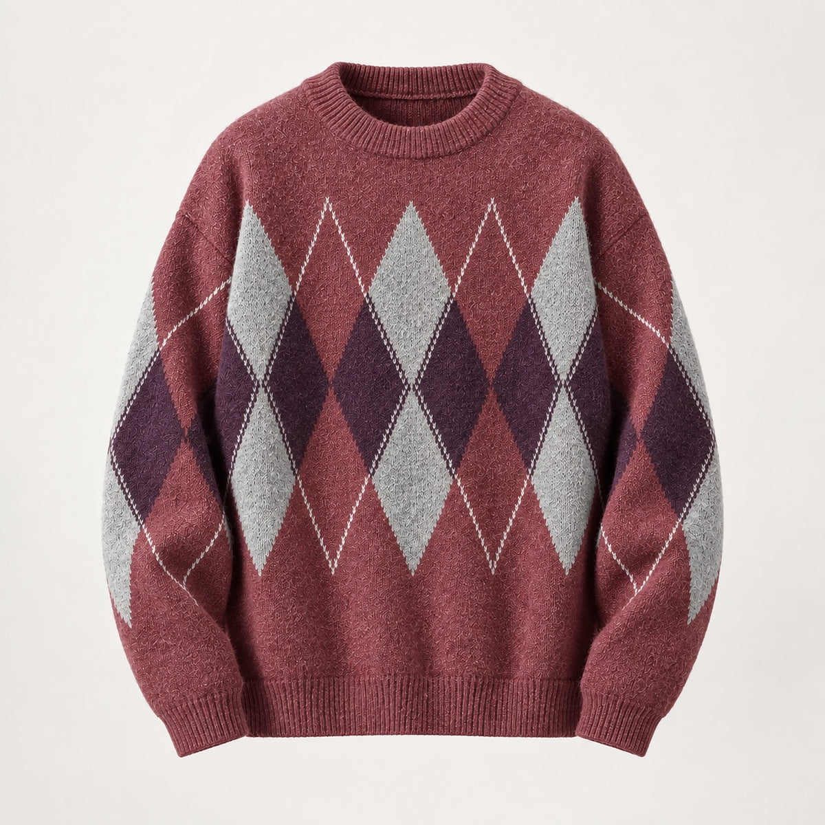 Calder Argyle Knit Sweater
