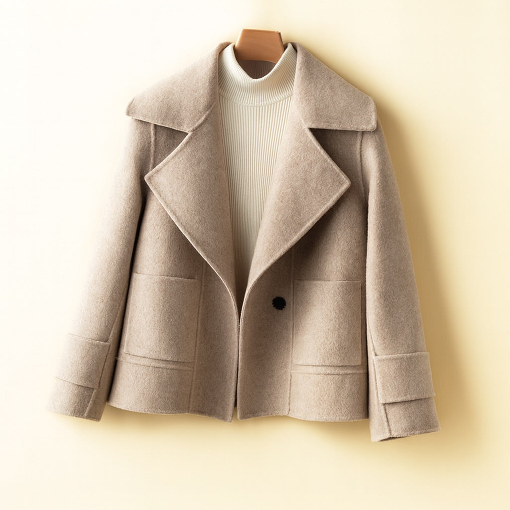 Sue Cropped Wool Coat