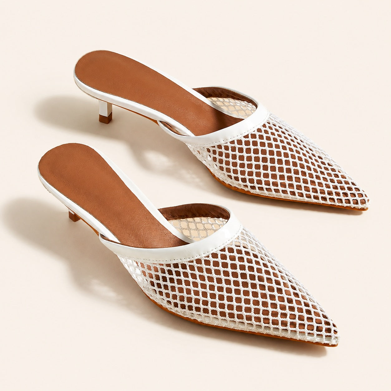 Maraci Mesh Pointed Toe Mule