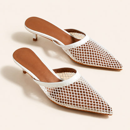 Maraci Mesh Pointed Toe Mule