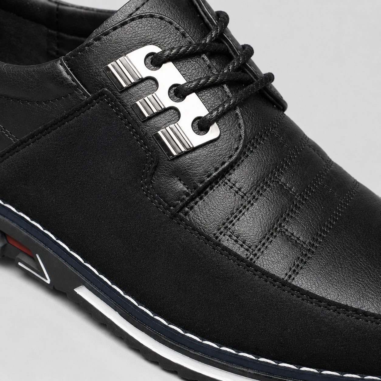 Braksen Quilted Suede Derby Shoes