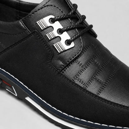 Braksen Quilted Suede Derby Shoes