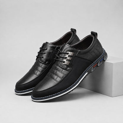 Braksen Quilted Suede Derby Shoes