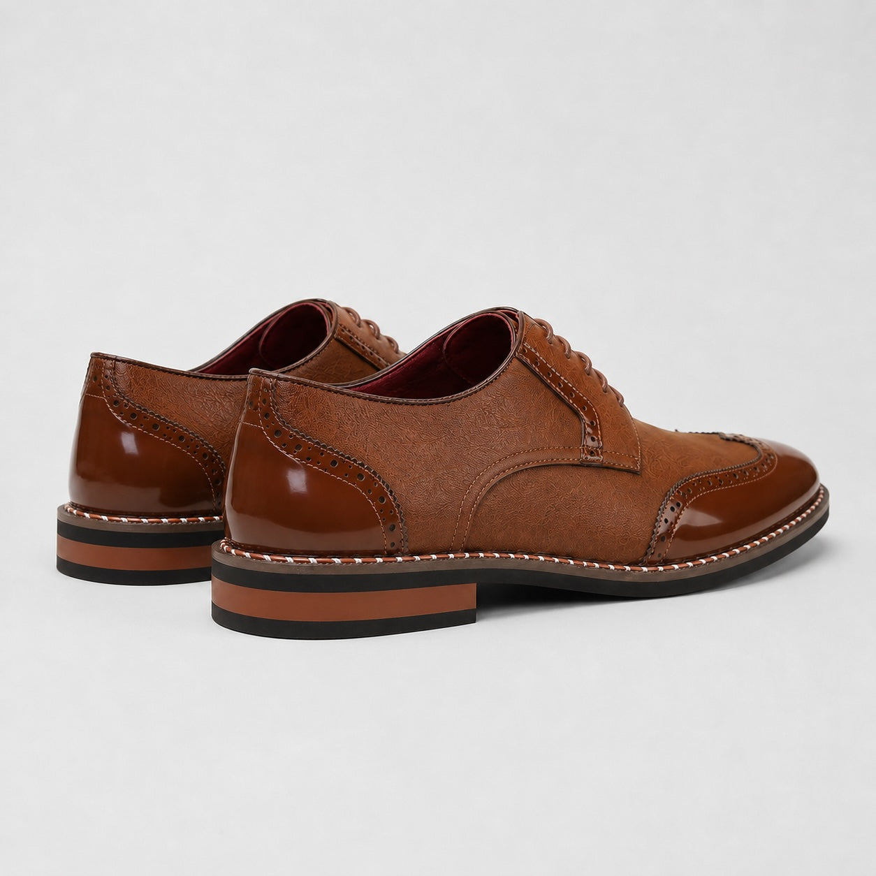 Harrow Leather Brogue Derby Oxfords