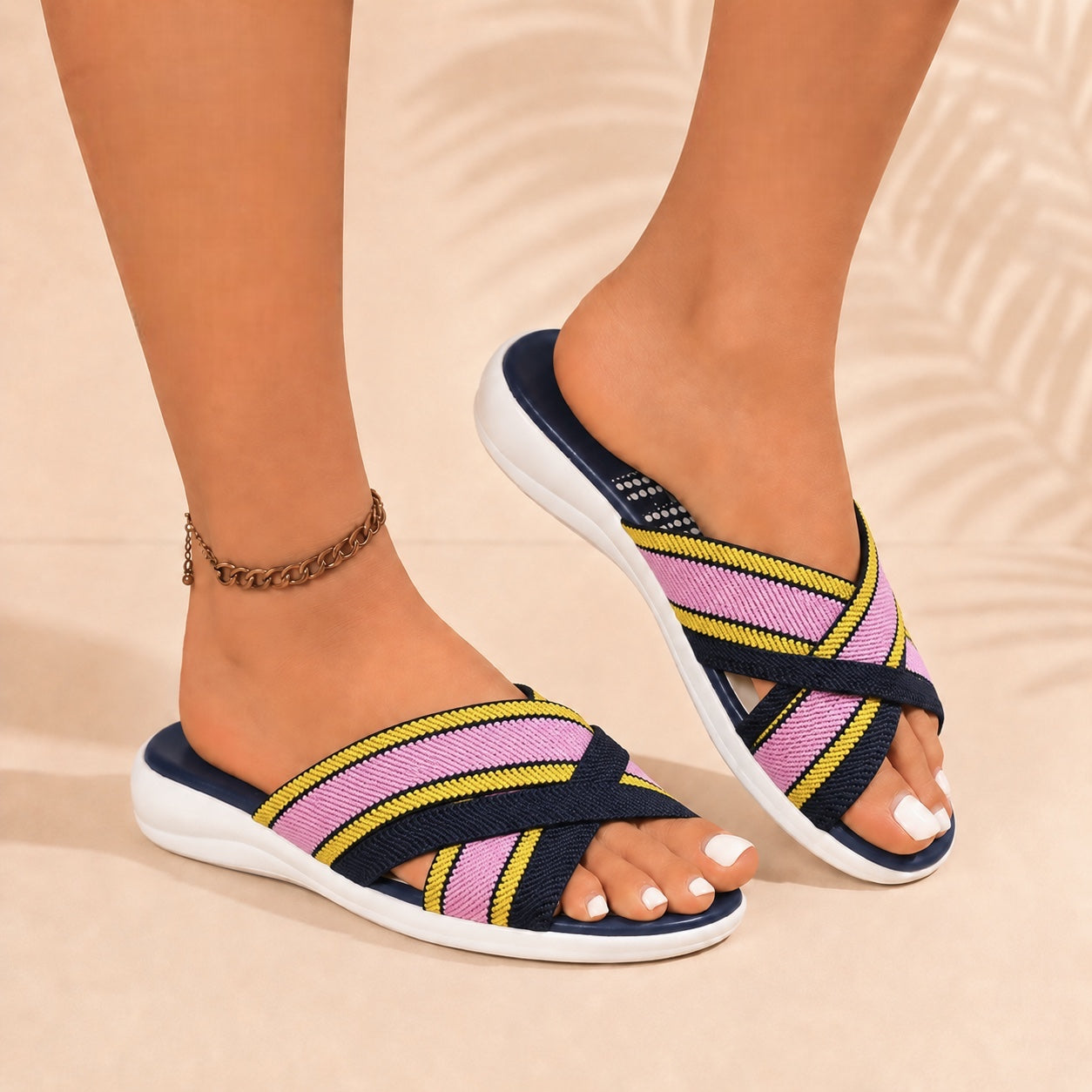 Mallorca Woven Slide Sandals
