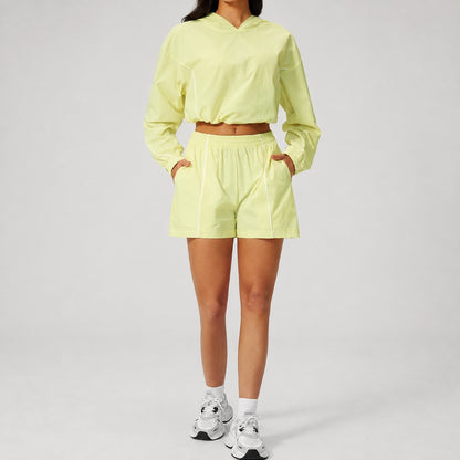 Caleya Crop Hoodie Training Set