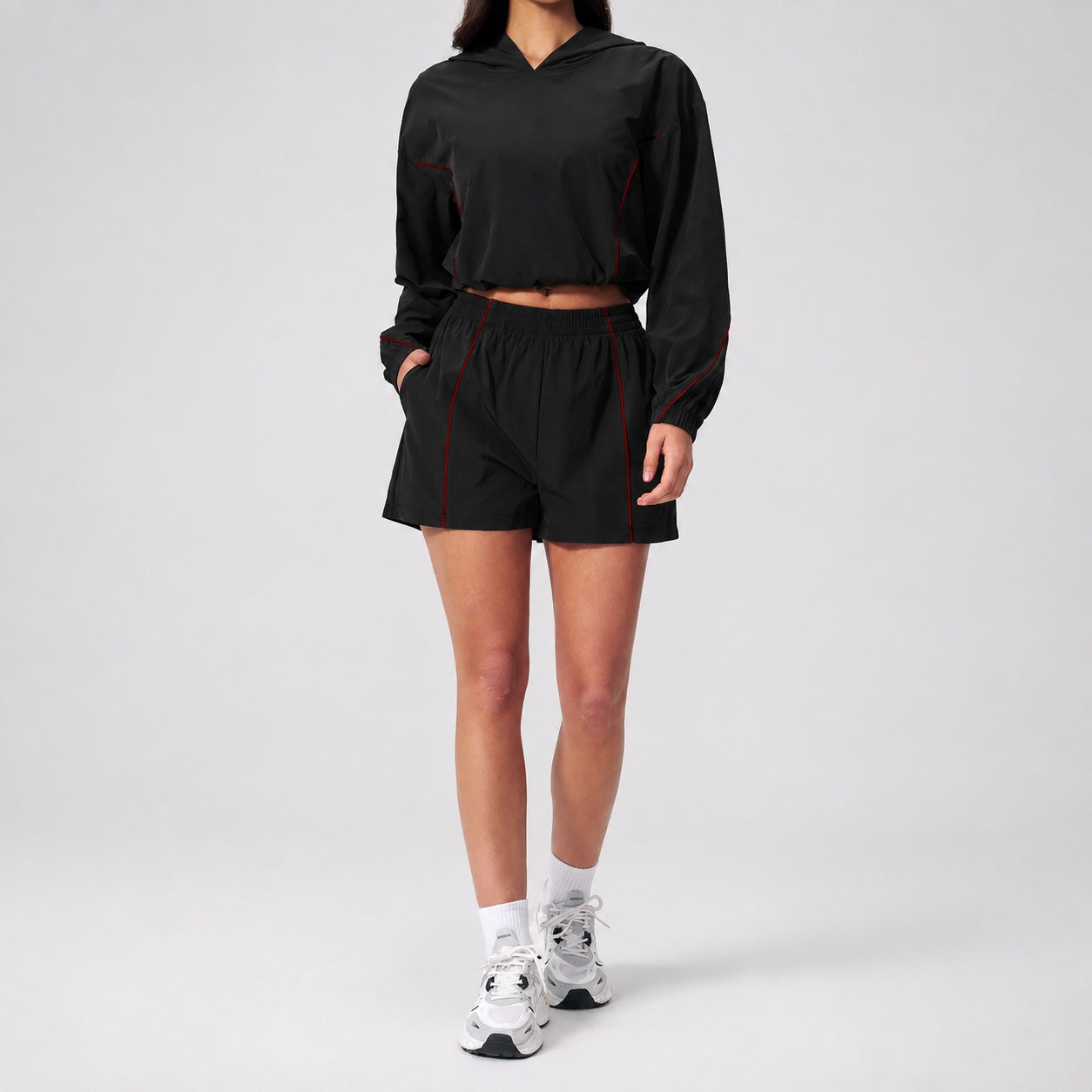 Caleya Crop Hoodie Training Set