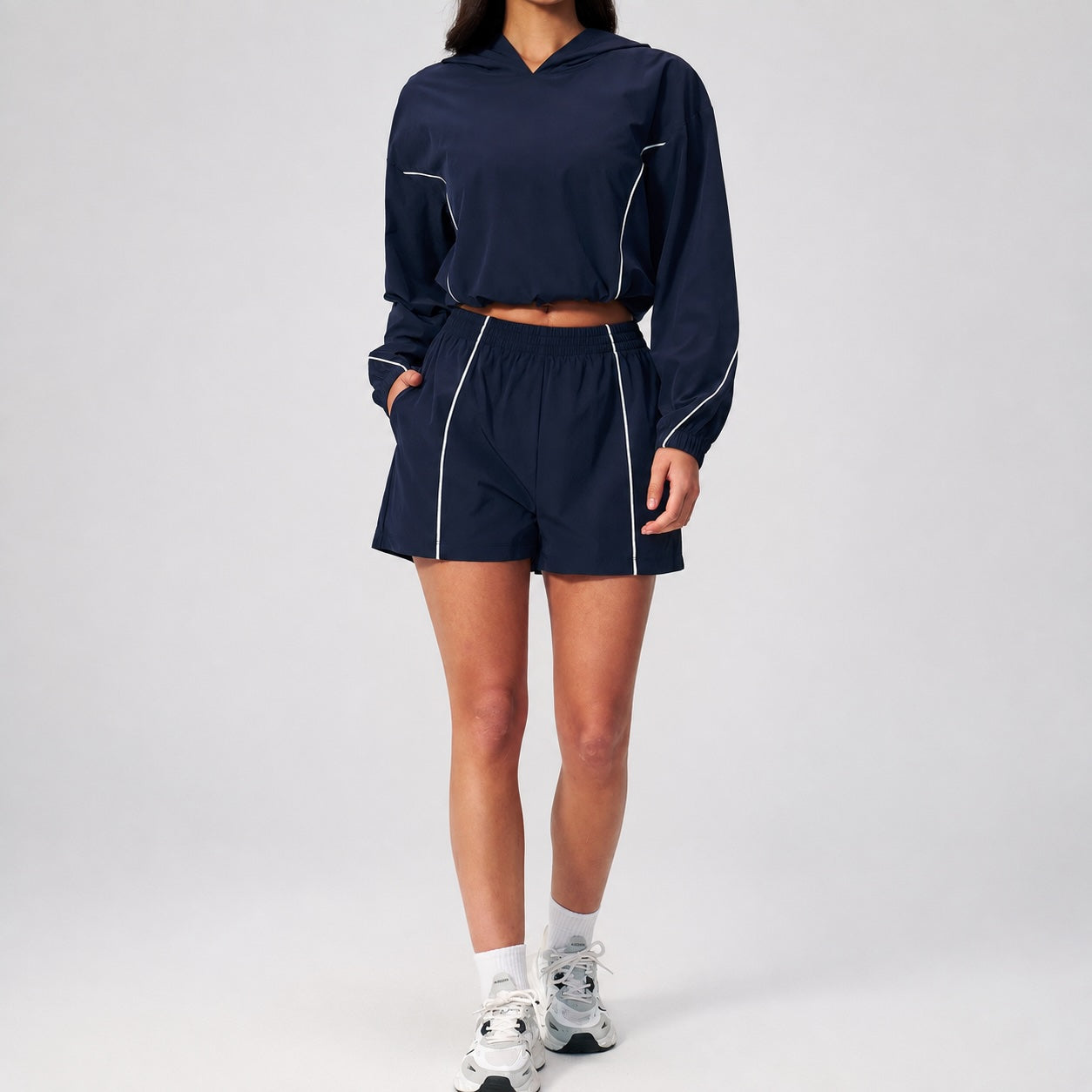 Caleya Crop Hoodie Training Set