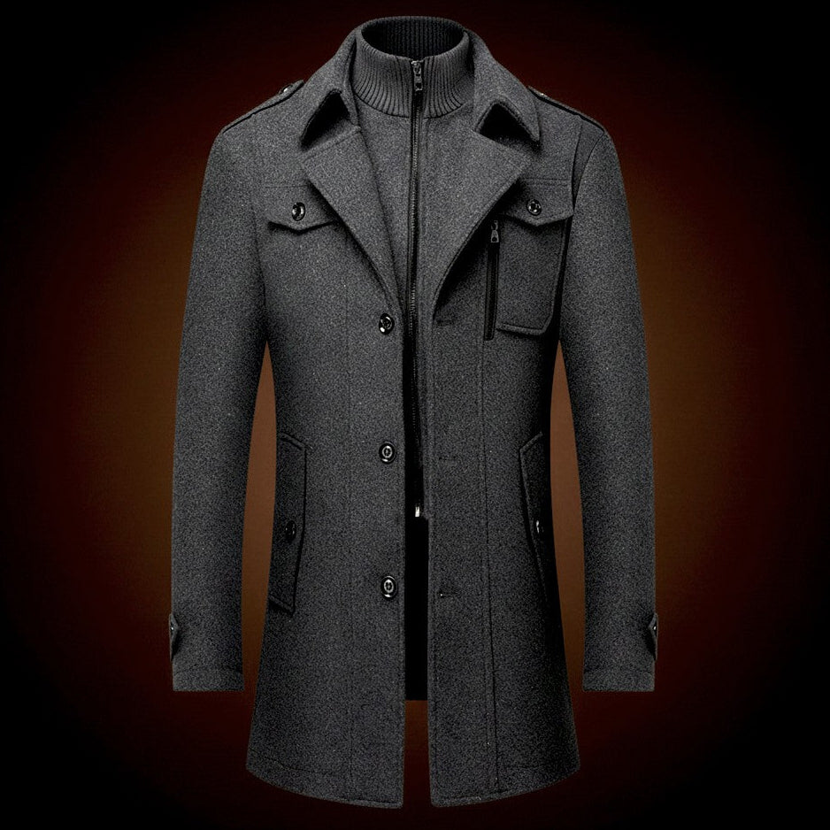 Rothmere Officer Wool Coat - Jack Hafford