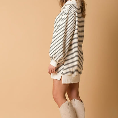 Lana Quarter-Zip Sweater Dress