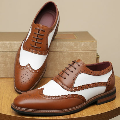 Duke Swing Two-Tone Wingtip Oxfords
