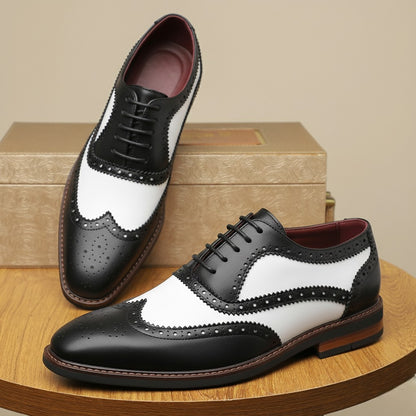 Duke Swing Two-Tone Wingtip Oxfords