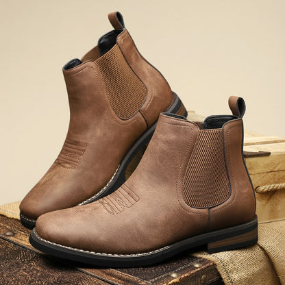 Isaac Leather Chelsea Boots