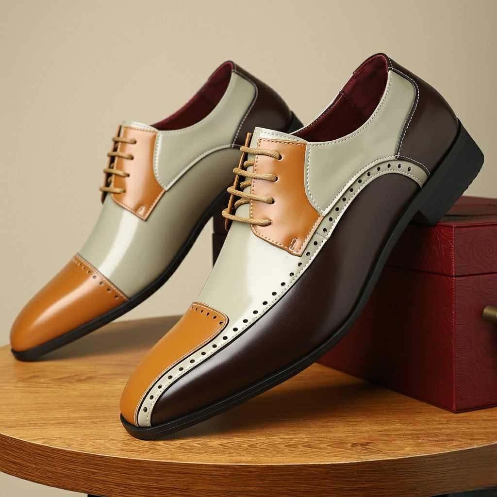 Vegas Colorblock Oxfords
