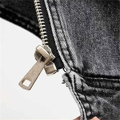 Raven Denim Biker Vest - Jack Hafford