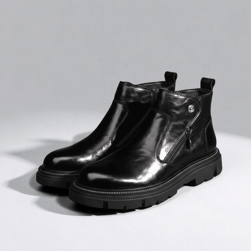 Langford Leather Ankle Boots - Jack Hafford